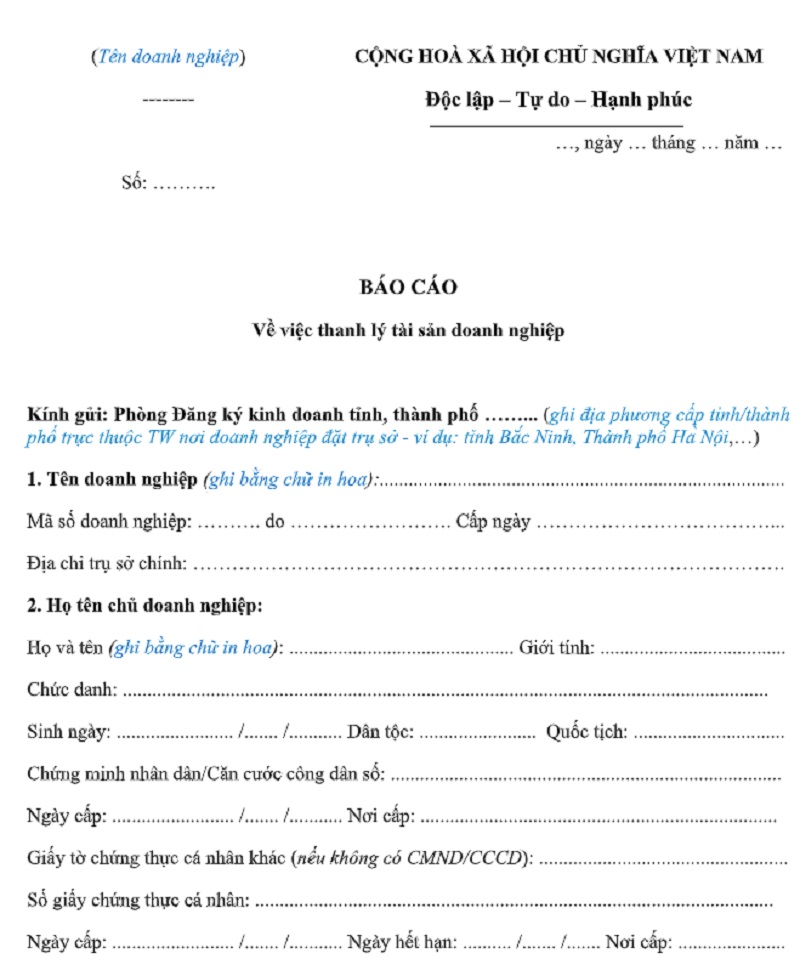 kinh nghiệm giải thể công ty